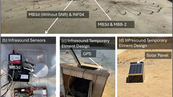 Helwan infrasound station deployment
